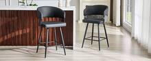 Modern Dining Chair – Mid-Century Style - 黑色 - 查看 8