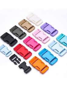 4/2 buah Aksesoris Sabuk Pinggang Gesper Plastik Warna-warni untuk Ransel Tas, Pengikat D-Ring yang Dapat Diatur - Versi yang ditingkatkan - View 13