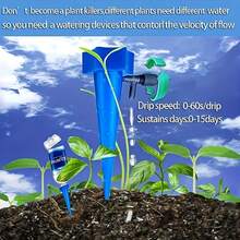 20 Sets 40pcs Automatic Drip Irrigation System With Timer Controller - Self-Adjusting Watering Kit With Adjustable Flow, Suitable For Lawns, Gardens And Potted Plants | Durable Outdoor Installation, Hands-Free Plant Care And Consistent Moisture, No Manual Operation Required - Multicolor - View 6