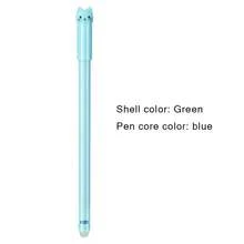 4支裝貓咪可擦拭凝膠筆 0.5mm 藍色與黑色 附橡皮擦 創意文具 開學必備 - 套裝 - 查看 12