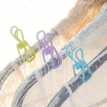 20pcs Multi-Function Snack Sealing Clips - PVC Coated Steel Clips, Suitable For Sealing Food Packaging, Potato Chip Bags And Fixing Clothes, Documents Etc. (Random Color) Suitable For Home Storage, Home Decor, Room Arrangement, Also Essential For Travel And Back To School. (2/10/20pcs Optional) - Multicolor - View 9