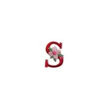 1/26pcs Computer Embroidered Floral Multi-Color English Letter A-Z Badge Patch, Clothing Accessory Decorative Patch With Back Adhesive Embroidery Fabric - Multicolor - View 79