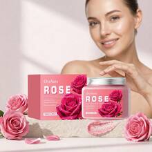 Exfoliating Scrub - 150G, Gently Cleanses Face And Body, Makes Skin Brighter And Smoother - Rose/Aloe Vera - Fragrant - View 2