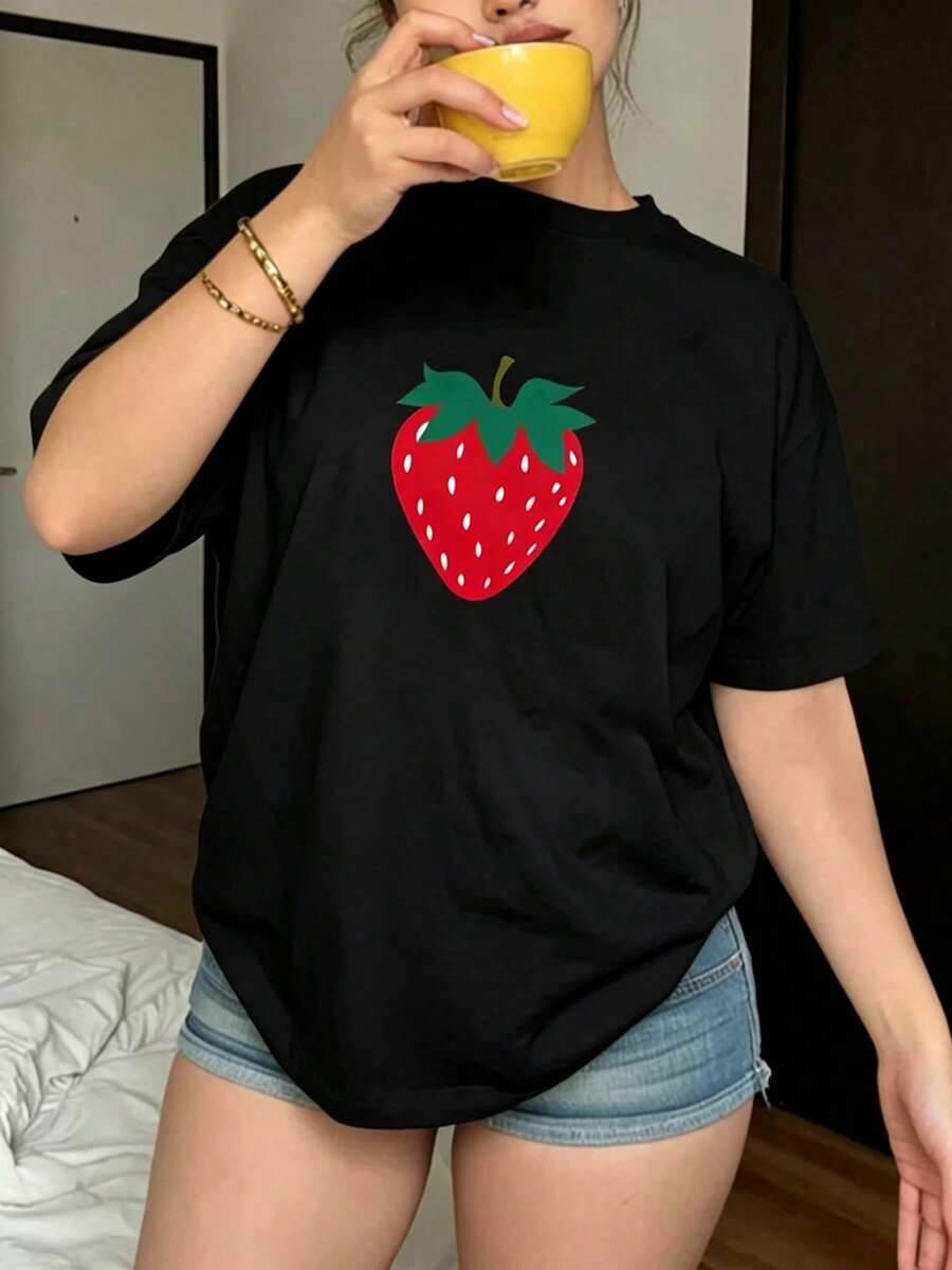 Women T-Shirts - Negro - View 1