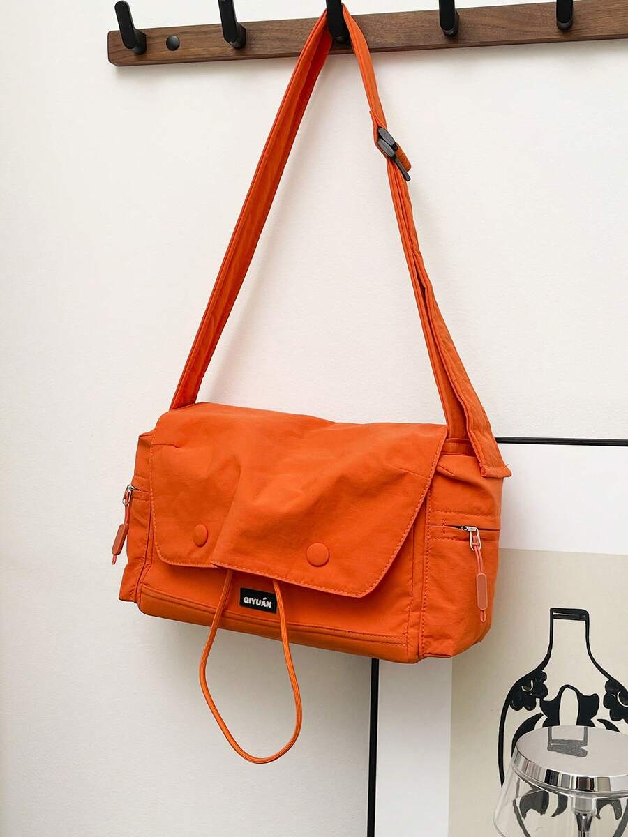 Men's Fashion Casual Large Capacity One Shoulder Crossbody Messenger Bag - Multicolor - View 1