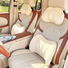 1pc Car Headrest Pillow, Memory Foam Lumbar Support Cushion For Car Seat, Neck Pillow And Back Support For Driving - A - View 7