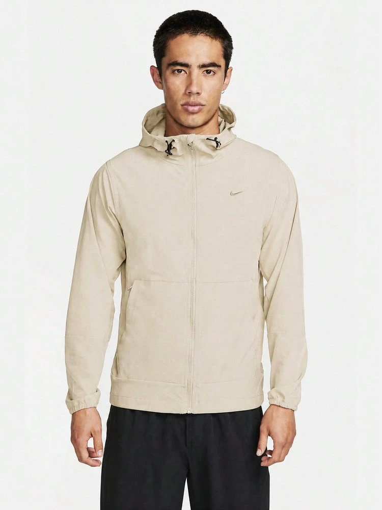 Nike Men's AS M NK RPL UNLIMITED JKT Sports Woven Hooded Jacket FB7552-104 - Beige - View 1