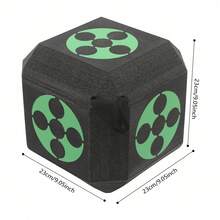 Cubic Archery Training Target Target For Hunting Shooting Indoor Outdoor Arrow Shooting Target - Black Green - View 3