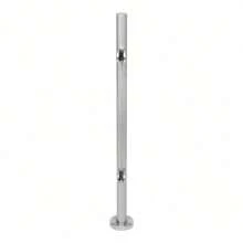 304 Stainless Steel Railing Post 90cm Center Post Glass Railing Post Silver Middle Post - Silver - View 6