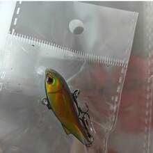 HENGJIA 沉水 VIB 釣魚路亞 4g 微振動硬餌 震動搖擺發光雷射鱗片仿真餌，適用於鱒魚、鱸魚、淡水魚 - 彩色 - 查看 17