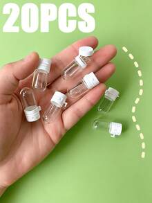 20/10/5pcs Transparent Travel Refill Bottles, Leak-Proof Design, Suitable For Makeup Remover And Lotion, Portable Dispenser With Independent Flip Cap Essence Container, Spray Bottle, Mini Perfume - Multicolor - View 9