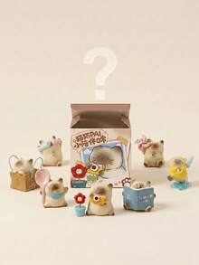 Siamese Cat Daily Companion Blind Box Cute Kawaii Kitten Mini Desk Figurine Mystery Box, Party Favors, Trinkets, Goodie Bag Stuffers (Random Style) - Multicolor - View 3