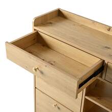 White Shoe Cabinet - Modern Design For Hallways And Entrances - 自然的 - 查看 10