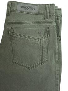 World JSM Silver Men Jeans - Olive Green - View 7