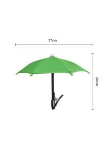 Outdoor Waterproof Anti-Glare Phone Sunshade Umbrella, Built-In Bracket, Mini Umbrella, Essential For Travel, Vacation Camping And Delivery Services - Multicolor - View 23