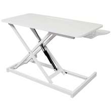 [Free Shipping] Adjustable Height Standing Laptop Desk,Adjustable Sit To Stand Up Workstation With Keyboard Tray,White-XY841215 - Multicolor - View 9