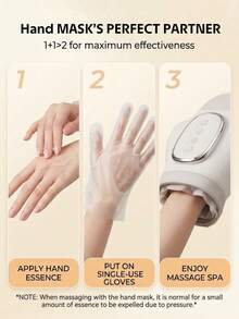 FIYIBAN 1pc Smart Hand Massager With Heat Therapy And Air Pressure, Relieves Fatigue, USB Rechargeable, Portable, Great Gift For Office Workers, Elderly And Homemakers - Multicolor - View 8