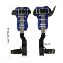Blue Tree Climbing Spike Set Adjustable Pole Climbing Gear Kit W/Safety Belt Portable - Default - View 4