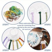 Transparent Acrylic Embroidery Thread Spool - Compact Storage Box, Can Neatly Arrange Sewing And Craft Supplies - Suitable For Cross Stitch, Cross Stitch Thread Spool, Hand Sewing Thread Storage - Set - View 5