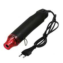Pistola de aire caliente industrial de 220V con temperatura ajustable, especializada para la aplicación de película automotriz, soplador portátil para soldadura de tubos termorretráctiles, pequeño soplador de aire caliente. - Negro - Ver 1