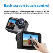 Acer A9 Flagship Imaging Sports Camera 4K HD Stabilization Vlog Outdoor Motorcycle Riding Camera Running Recorder A9 Standard Edition [32G High-Speed Memory Card - View 6