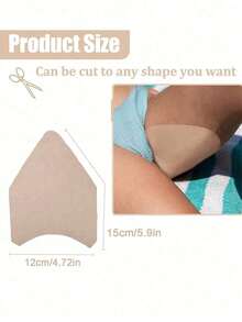 30/20/10pcs Anti-Chafing Thigh Bands, Unisex Anti-Chafing Thigh Pads, Prevent Invisible Chafing And Friction In Summer; Friction Spandex Patch, Suitable For Women's Thighs And Calves, Provide Comfortable Protection; Waistband, Sticker, E-Surface Waterproof Transparent Tape. - View 10