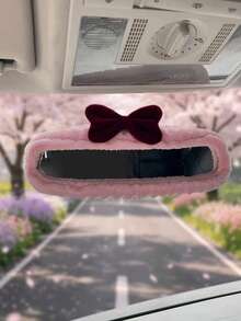 1PC Bow Rearview Mirror Cover Car Rearview Mirror Protective Cover Exquisite Cute Bow Protective Cover - Rearview Mirror Cover - View 4