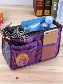 Multi-Pocket Large Capacity Tote Bag, Upgraded Waterproof Nylon Travel Storage Bag, Perfect For Storing Documents, Textbooks, Suitable For Back To School Or Travel - Multicolor - View 13
