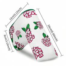 1pc Floral Cherry Blossom Embroidered Golf Blade Putter Cover, Golf Club Head Protector, Golf Sports Accessory - Multicolor - View 8