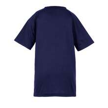 Spiro Impact Childrens/Kids Junior Performance Aircool T-Shirt - Navy Blue - View 2