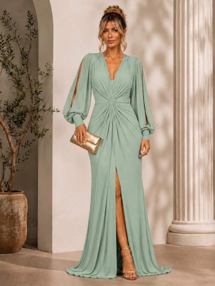 Women Long Dresses - verde menta - Ver 1