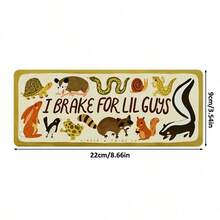 Pegatina de coche "Freno por los talla grande pequeños" | Pegatina para parachoques adecuada para amigos - Pegatinas decorativas - Ver 3