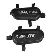 Motorcycle Side Bag - Hard Shell, Double Zipper Closure, Adjustable Shoulder Strap, Universal Fit For Motorcycle Handlebar Diameter, Motorcycle Accessory, Riding Gear Hard Shell Storage Bag - Hard-shell Side Bag - View 9