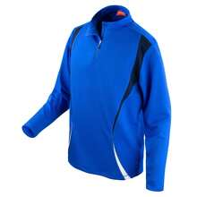 Spiro Unisex Adult Trial Training Base Layer Top - Royal Blue/Navy/White - View 2