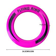1pc Hollow Flying Ring Outdoor Sports Equipment, Round , Outdoor Sports/Fitness/Competition/Family Games, Suitable For Christmas, Halloween, Easter, Birthday, New Year, Father's Day, Thanksgiving, Holiday Gifts - Multicolor - View 7