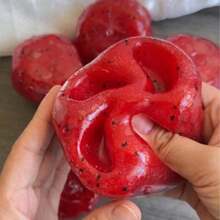 WPETLE 1 buah Mainan Remas Lembut Bentuk Semangka Buatan Tangan yang Lucu - Pantulan Lambat, Mainan Pereda Stres yang Lembut dan Dapat Diremas, Dekorasi Meja Lucu Gaya Jepang, Hadiah Unik untuk Pasangan dan Gamer - MultiWarna - View 8
