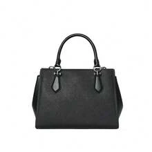 Michael Kors Marilyn 素色單肩斜挎手提包 35F5S6AS2L 黑色 - 黑色35F5S6AS2L BLACK - 查看 5