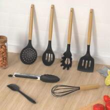 14-Piece Silicone Kitchen Utensils Set Non-Stick Cooking Spoon And Baking Tools - View 10