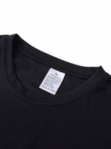 Men T-Shirts - 黑色 - 查看 3