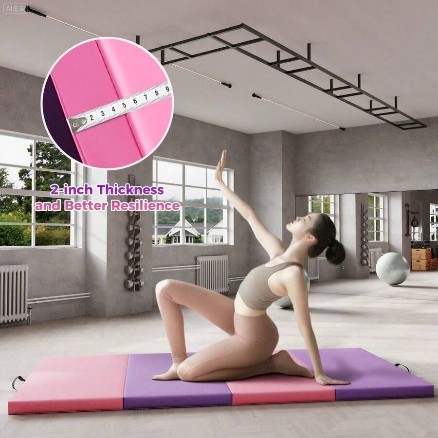 Fitness Floor Mat - 4 Panels - View 1