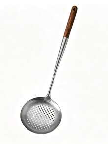 1/4pcs Titanium Chinese Style Cookware Set, Includes Wok, Spatula, Soup Ladle, Skimmer, Suitable For Home, Restaurant, Party And Baking Kitchen Utensils, Christmas Holiday Gift - Multicolor - View 16