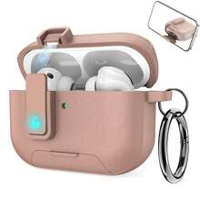 Wireless Earbuds Protective Case Snap Button Magnetic Lock Lid Built-In Phone Stand Compatible With Apple Earbuds Gen 1 2 3 4 Pro Pro2 Pro3 TPU Shockproof Anti-Scratch Full Wrap Shell Universal Size 1pc For Men Women Teens Birthday Holiday Gift Summer Beach Travel Accessory - Multicolor - View 17