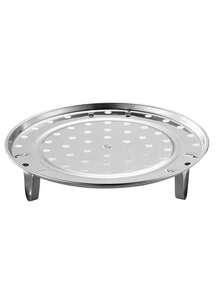 1/4pcs Stainless Steel Steamer Rack - Multi-Hole Design, Detachable With Steamer Feet, Easy To Clean, 4 Sizes Suitable For Home Use - Perfect For Steaming Vegetables And Seafood, Kitchen Essential|Modern Kitchenware|Cookware - Silver - View 11