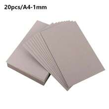 1/5/20pcs 1mm Thick A4/A5 Size Hardboard, Binding Cardboard, Handmade Binding Card, Loose-Leaf Binder Board, Loose-Leaf Board Binding Plate, Paper Core Board, Designer Book Board, White/Kraft/Grey Thick Cardboard, Heavy Duty Paper Core Board, Book Binding Supplies, Suitable For Book Covers, Scrapbooks And Photo Frame Backing. Book Binding Covers, Scrapbook, Photo Frame Backing Dedicated Binding Consumables, Used For Scrapbooks, DIY Crafts/Sticker Book Making, Handmade Painting Cardboard, Gift Packaging Box Making And Photo Frame Backing, Handmade Materials - A - View 19