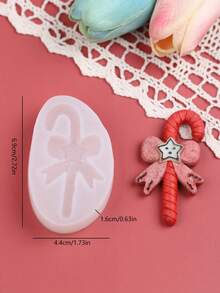 Christmas Series Snowman Candy Cane Rocking Horse DIY Silicone Mold 1pc - Christmas Style - View 7