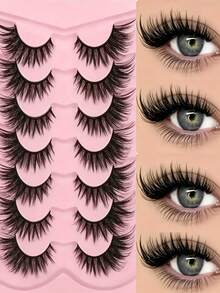 Premium Plush Faux Eyelashes For, Light And Fluffy Mature Lash Shop Same Style On-Camera Thick Eyelashes, Cat Eye, Voluminous - View 7