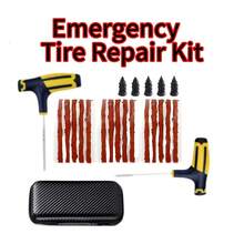23pcs Car Tire Repair Kit, Emergency Tire Patch Tool Set, Suitable For Car/Motorcycle/Electric Vehicle Vacuum Tire Repair, Puncture Emergency Tire Strip Glue Repair Tool - Multicolor - View 4