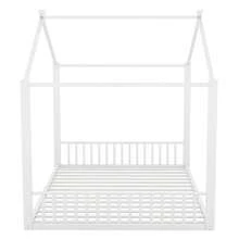 Kids Bed Frame House Shape - 140 X 200 Cm - White - 白色 - 查看 7
