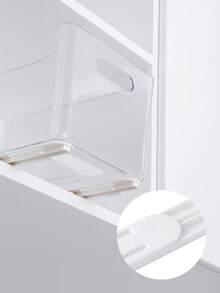 6/4/2pcs Self-Adhesive Drawer Slides, No-Drill Easy Installation Bottom Mount Drawer Slides, Multi-Function Storage Slides, Suitable For Home Kitchen, Dorm Storage Rails, Bathroom Cabinets And Closet Storage Boxes - DIY Drawer Guides - B - View 3