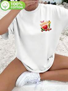 Women T-Shirts - White - View 2